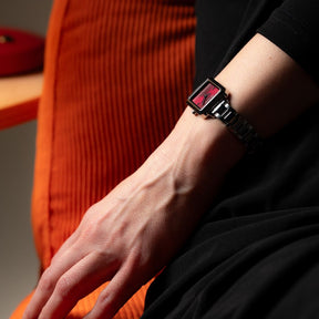 Leijona Jewellery Sointu Razzle Red 5172-4734 rannekello