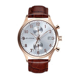 Leijona Ohra Krono, Rose Gold Tone & Silver, 5020-2618 rannekello