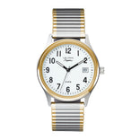 Leijona Stretch 34 Two Tone White 5013-677 rannekello