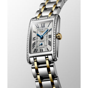 Longines DolceVita, keltakulta ja timantit, 20,8mm, rannekello L52555787
