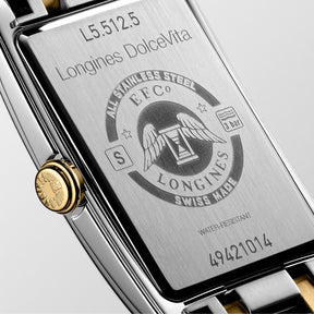 Longines DolceVita, keltakulta ja timantit, 23,3mm, rannekello L55125787