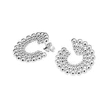 Lumoava Aika rengaskorvakorut, hopeaa