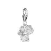 Lumoava Anna charm, hopeaa