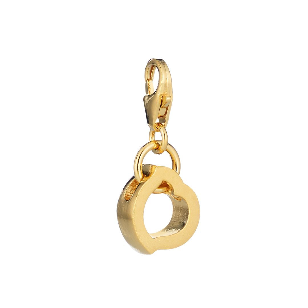 Lumoava Hali Charm, keltakullattua hopeaa