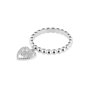 Lumoava Helmi sormus, hopeaa