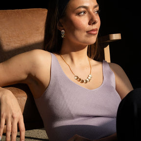 Lumoava Lily kaulakoru, hopeaa