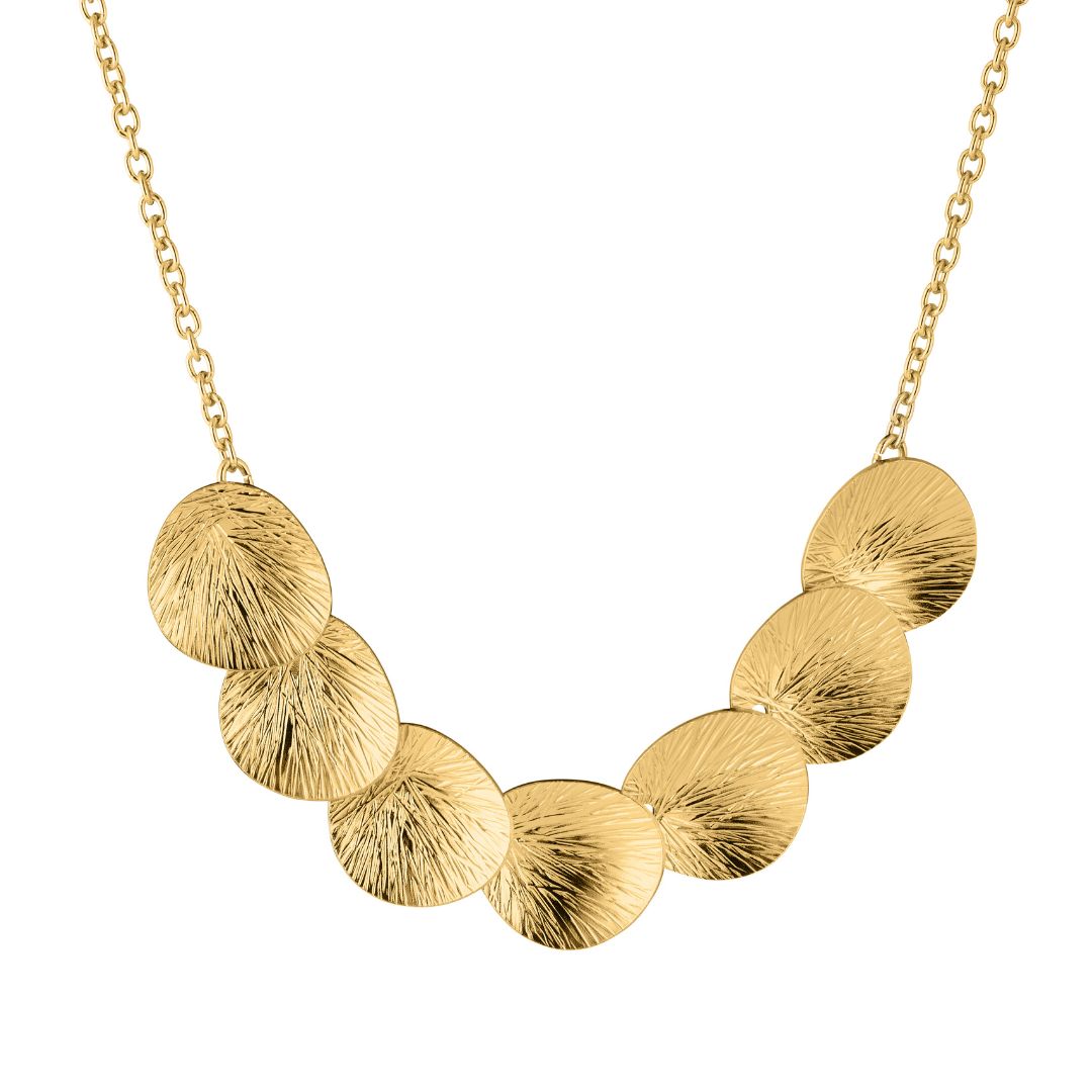 Lumoava Lily kaulakoru, keltakullattua hopeaa