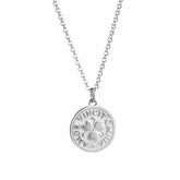 Lumoava Penny riipus, hopeaa