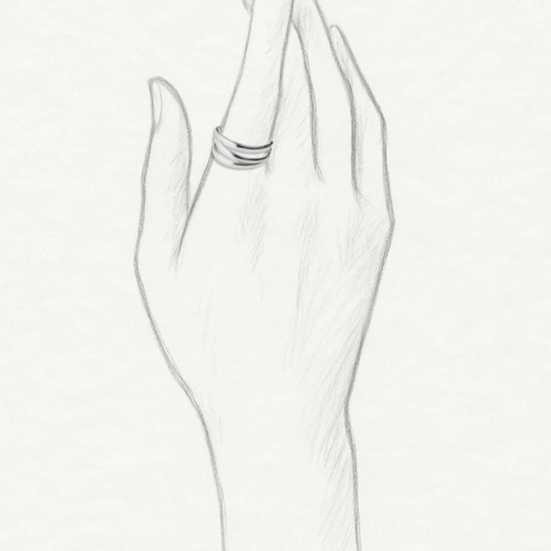 Lumoava Studio Drop On Repeat sormus, keltakullattu pronssi