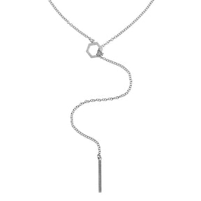 Lumoava Studio Honey Drip kaulakoru, hopeanväriseksi rodinoitu pronssi, LS57260400000