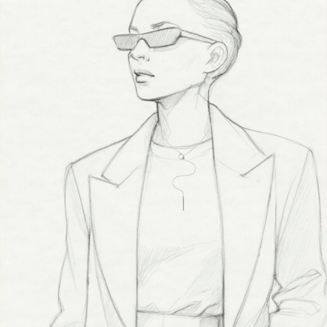 Lumoava Studio Honey Drip kaulakoru, hopeanväriseksi rodinoitu pronssi, LS57260400000