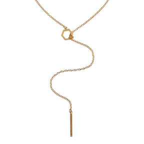 Lumoava Studio Honey Drip kaulakoru, keltakullattu pronssi, LS67260400000