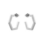 Lumoava Studio Honey Trap korvakorut, hopeanväriseksi rodinoitu pronssi, LS54260400000