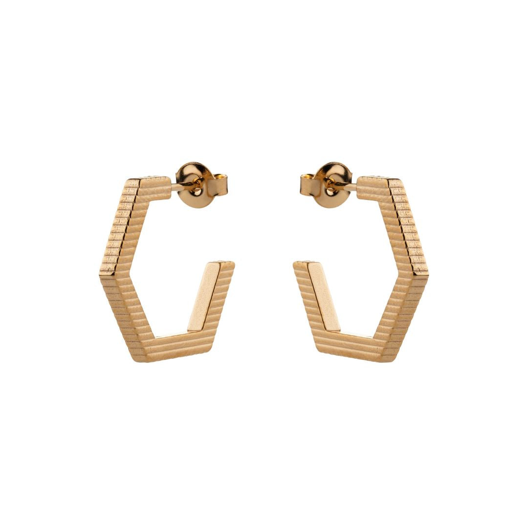 Lumoava Studio Honey Trap korvakorut, keltakullattu pronssi, LS64260400000