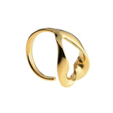 Lumoava Studio Mood Feeling Extra sormus, keltakullattu pronssi