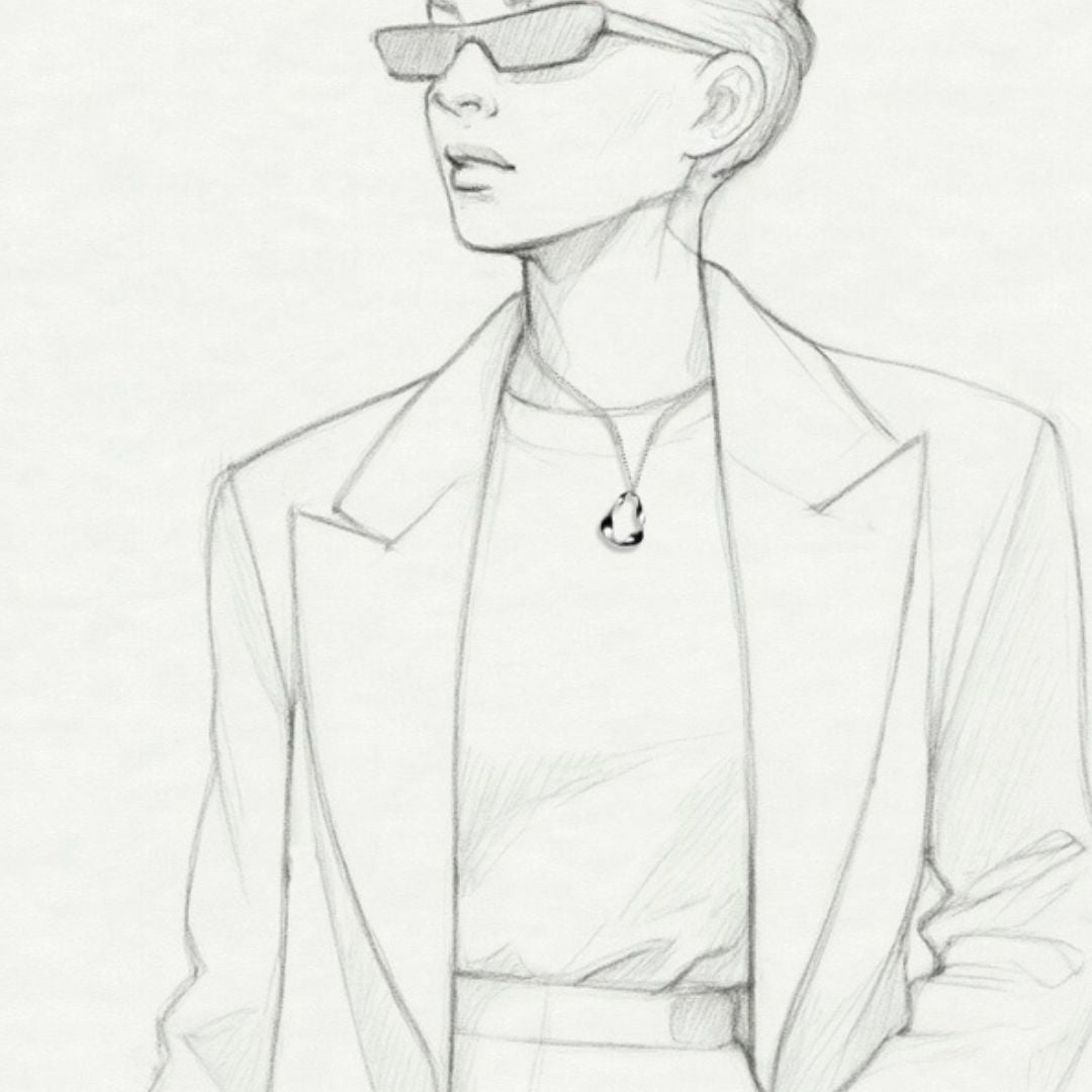 Lumoava Studio Mood Going Solo riipus, keltakullattu pronssi, LS66250110000