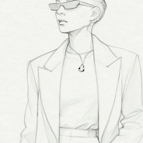 Lumoava Studio Mood Going Solo riipus, keltakullattu pronssi, LS66250110000