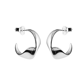 Lumoava Studio Mood Swinging It rengaskorvakorut, hopeanväriseksi rodinoitu pronssi, LS54250110000