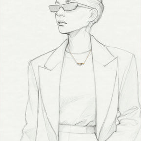 Lumoava Studio Mood Twist Me Softly riipus, keltakullattu pronssi, LS66250100000