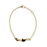 Lumoava Studio Mood Twisted rannekoru, keltakullattu pronssi, LS63250100000