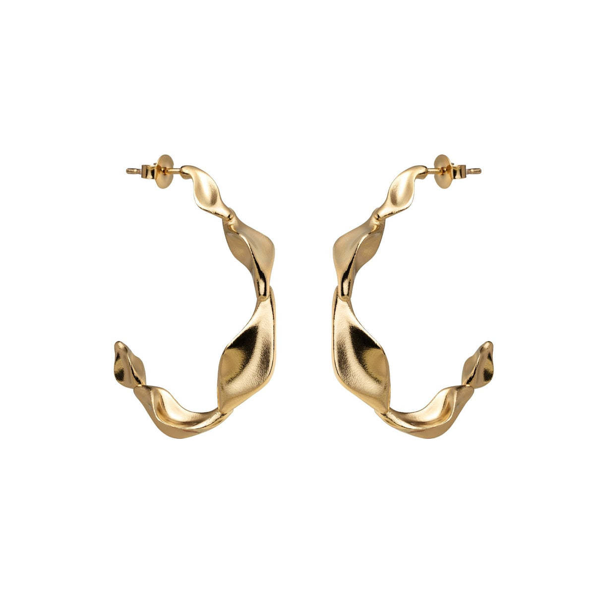 Lumoava Studio Wild Thing rengaskorvakorut, keltakullattu pronssi, LS64260500000