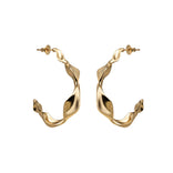Lumoava Studio Wild Thing rengaskorvakorut, keltakullattu pronssi, LS64260500000