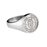 Lumoava Toivo sinettisormus, hopeaa