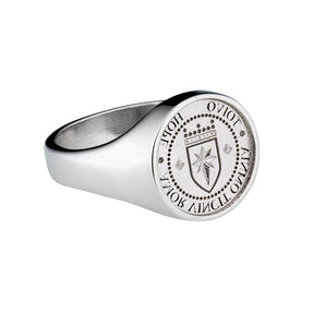 Lumoava Toivo sinettisormus, hopeaa