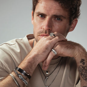 Lumoava Toivo sinettisormus, hopeaa