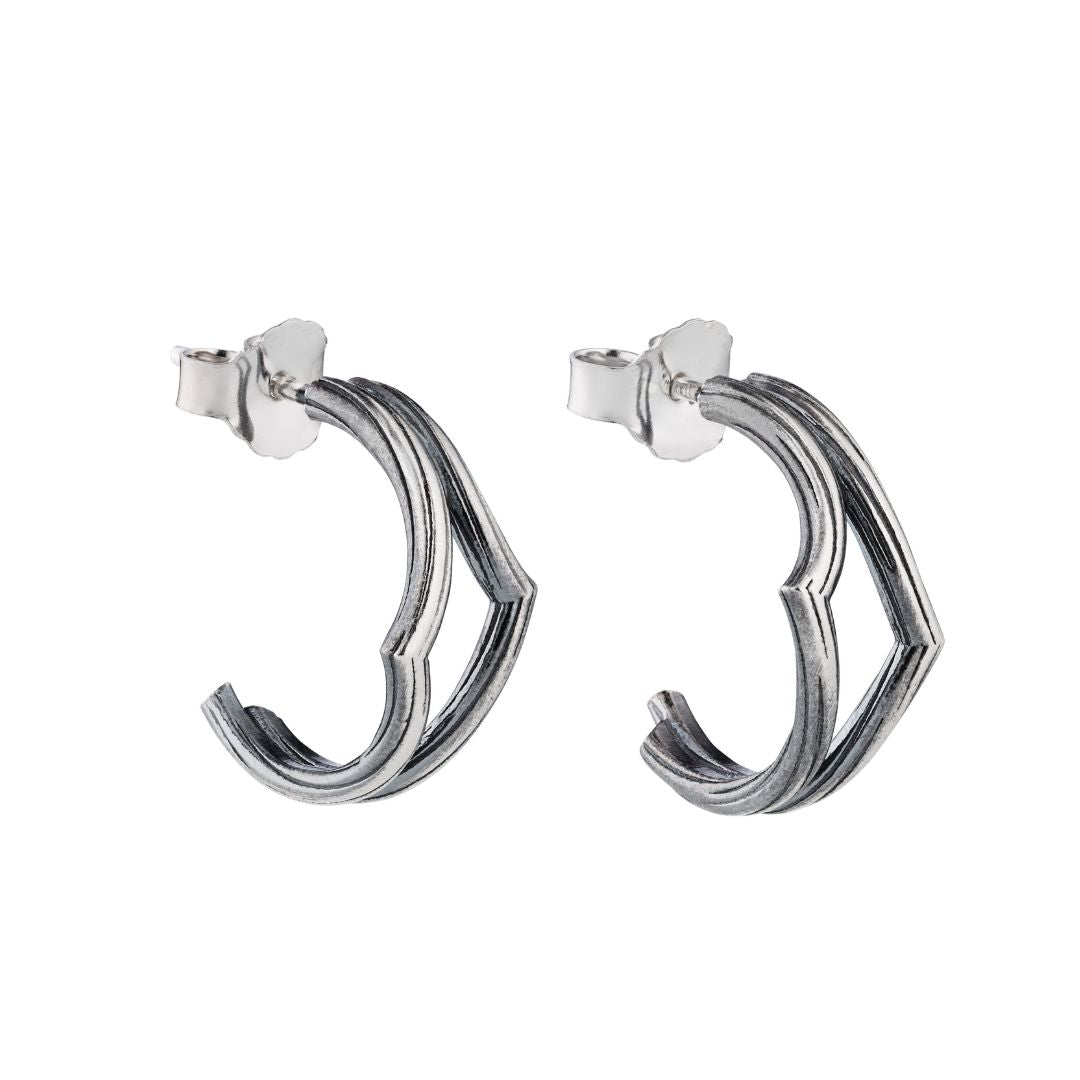 Lumoava Vaellus rengaskorvakorut, hopeaa L54259820000