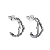 Lumoava Vaellus rengaskorvakorut, hopeaa L54259820000