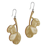 Lumoava Verso puukorvakorut kulta