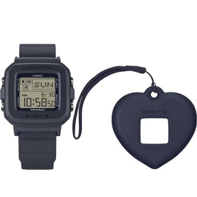Musta Casio Baby-G+Plus BGD-10KH-2CER rannekello sydänkotelolla