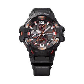 Musta Casio G-Shock GR-B300-1A4ER rannekello punaisilla yksityiskohdilla