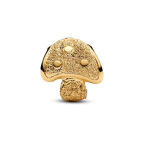Pandora Moments Textured Mushroom mini hela, keltakullattu, 764048C00