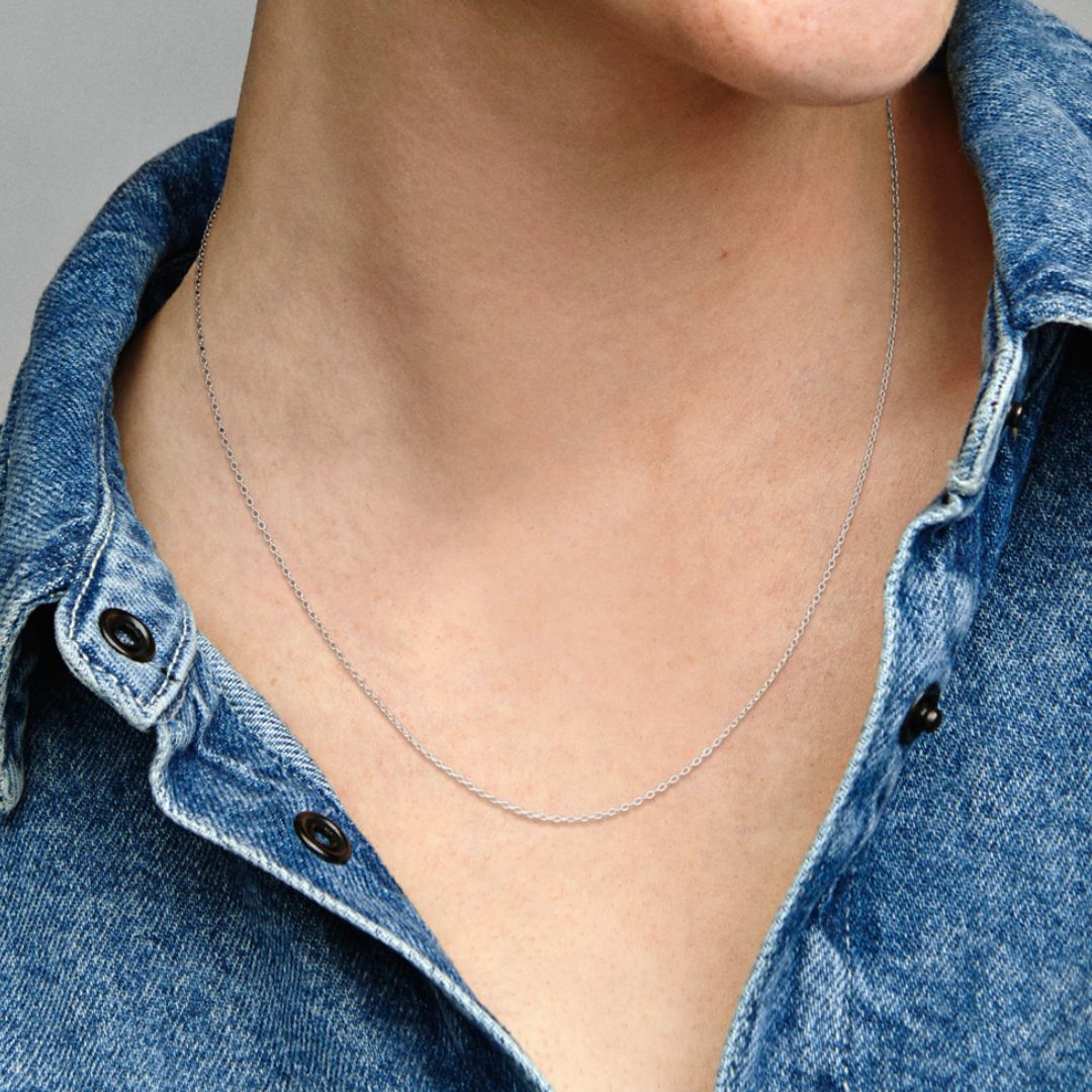 Pandora Cable Chain kaulakoru, hopea, 590515-45