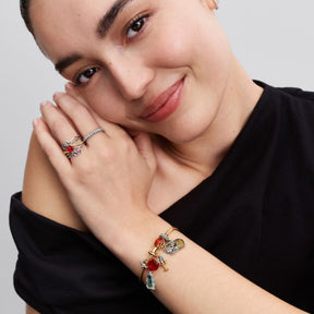 Pandora Disney Beauty and the Beast Enchanted Rose hela, keltakullattu, 764018C01