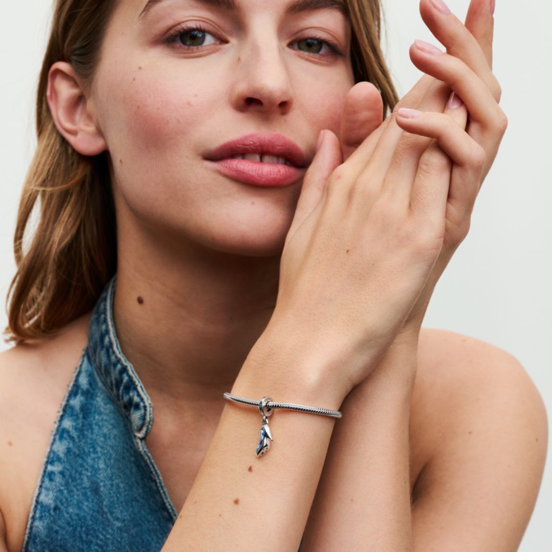 Pandora Disney Cinderella's Glass Slipper hela, hopea, 793071C01