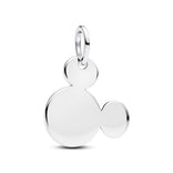 Pandora Disney Mickey Mouse Engravable hela, hopea, 793994C00