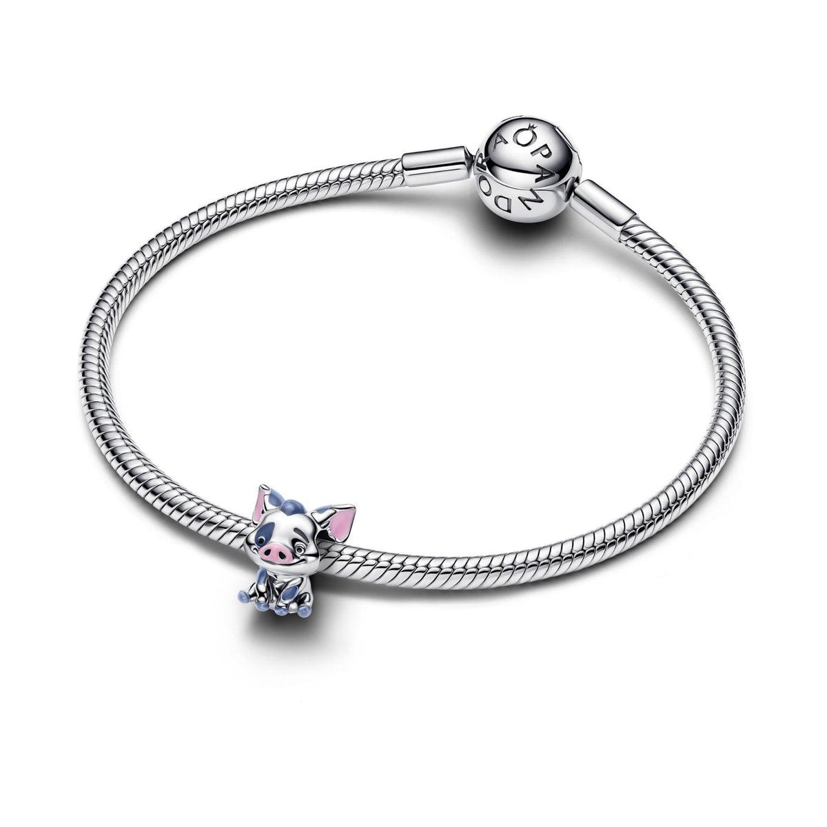 Pandora Disney Moana Pua The Pig hela, hopeaa, 793843C01