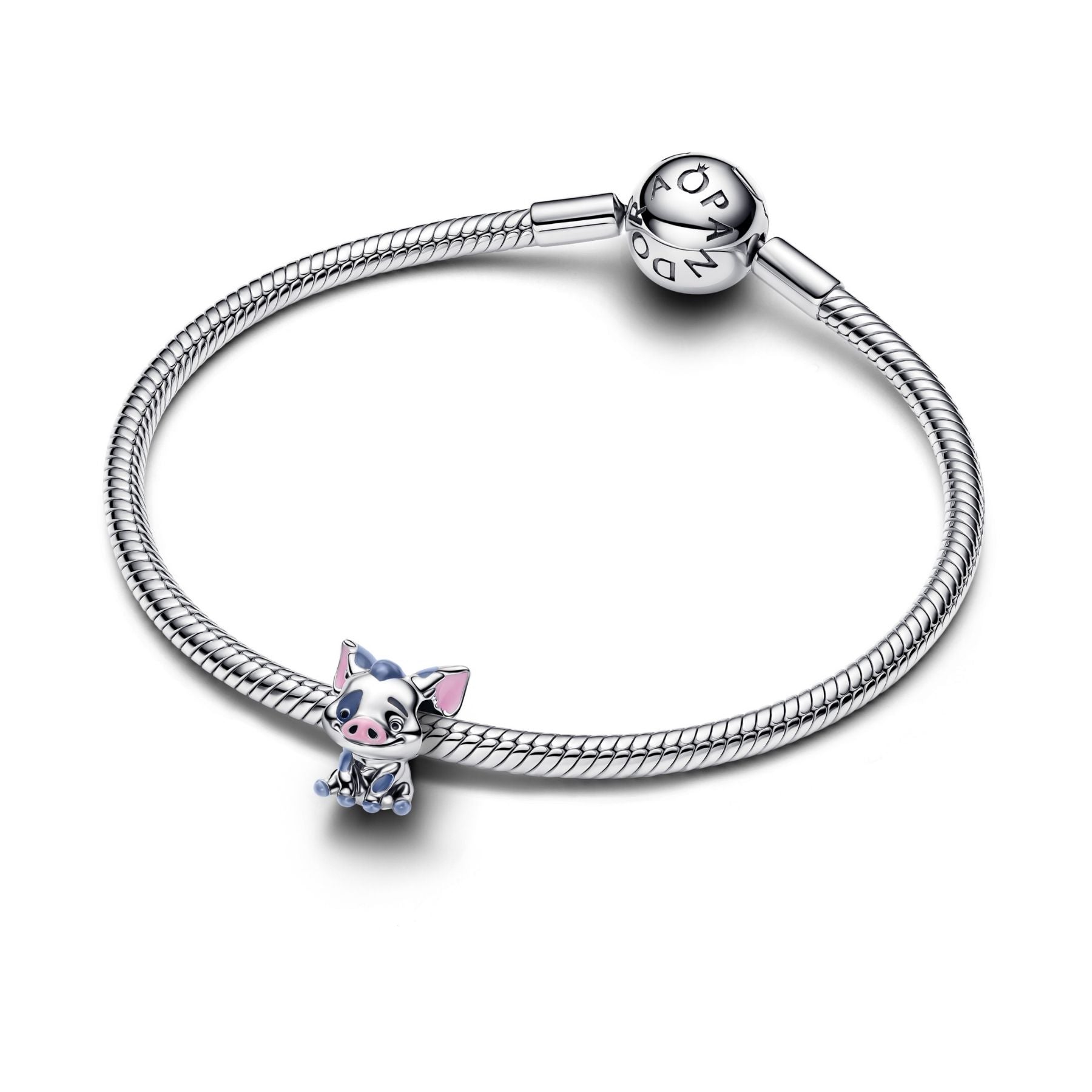 Pandora Disney Moana Pua The Pig hela, hopeaa, 793843C01