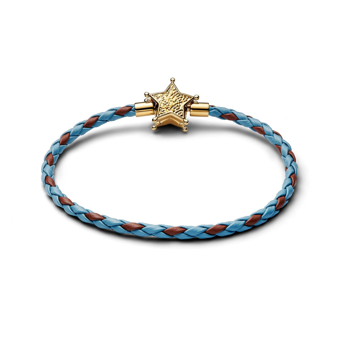 Pandora Disney Pixar Toy Story Sheriff Star rannekoru, nahka ja keltakullattu, 564605C01
