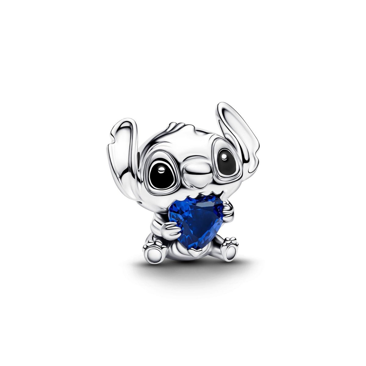 Pandora Disney Stitch Blue Heart hela, hopeaa, 794731C01