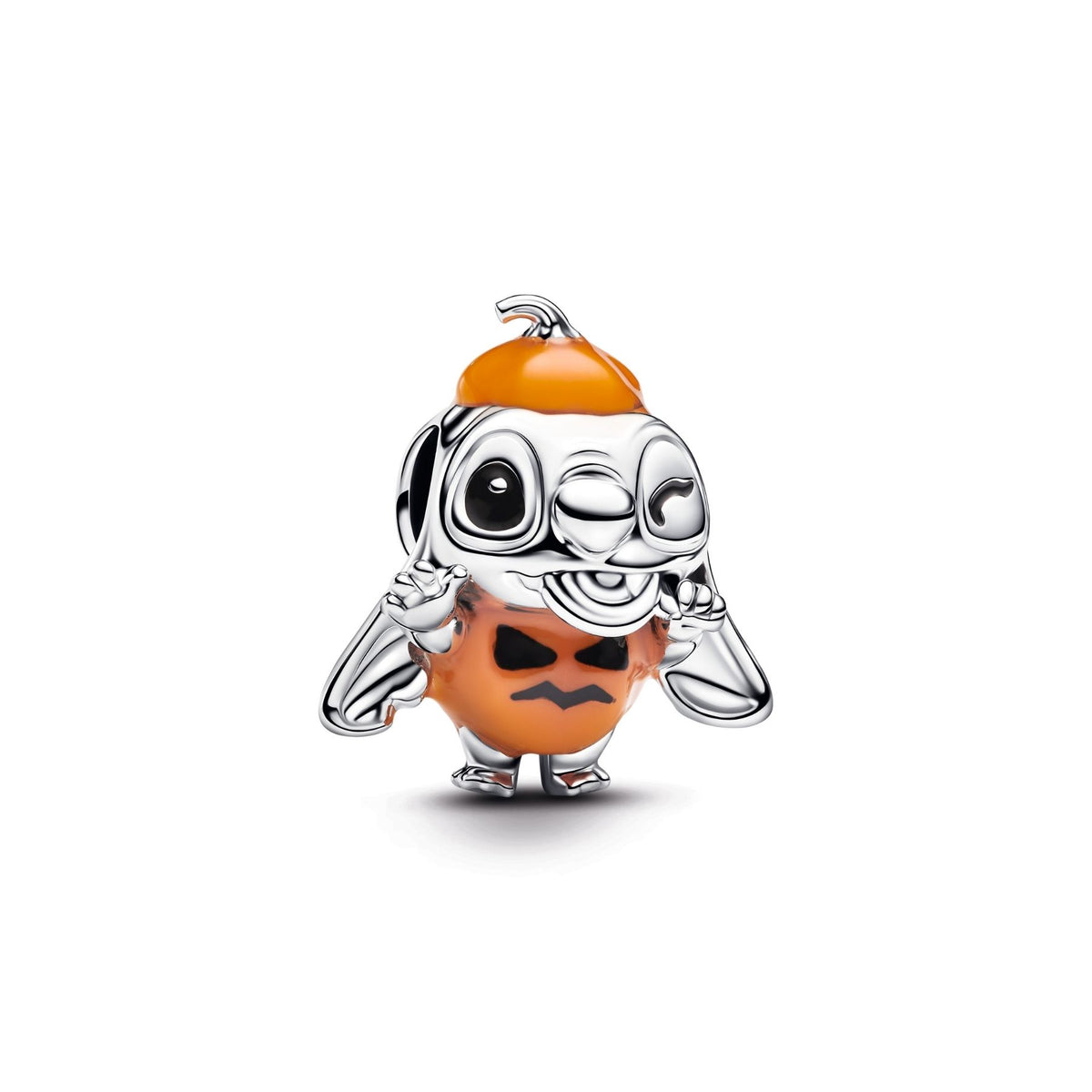 Pandora Disney Stitch Halloween Pumpkin hela, hopeaa, 794730C01