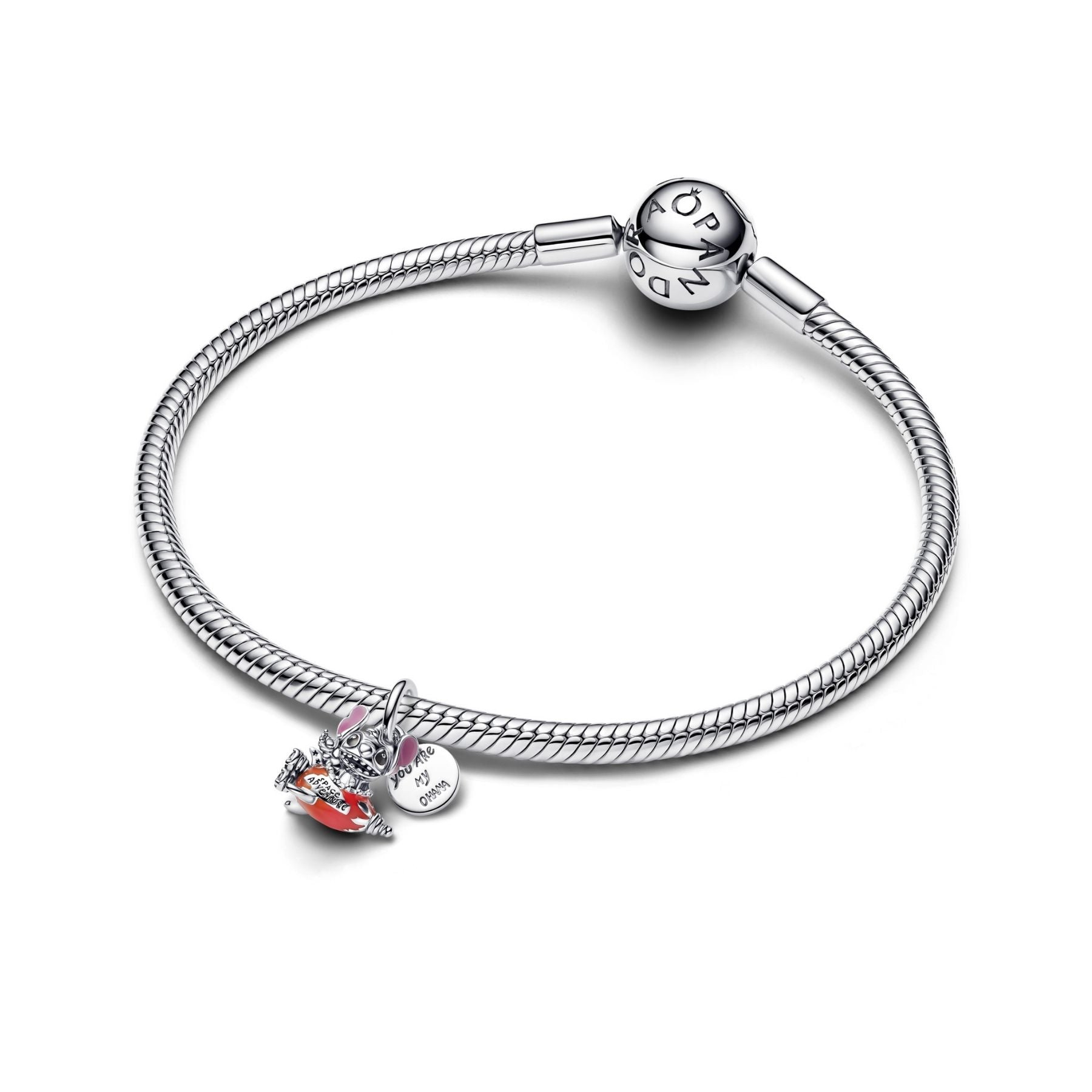 Pandora Disney Stitch Rocket Ship hela, hopeaa, 793742C01
