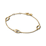 Pandora Essence Organically Shaped Oval & Treated Freshwater Cultured Pearl rannekoru, keltakullattu, 564677C01