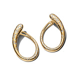 Pandora Essence Organically Shaped Stone-Set Hoop korvakorut, kullattu, 264660C01