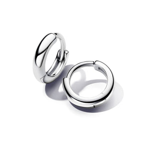 Pandora Essence Round Huggie rengaskorvakorut, hopea, 293286C00