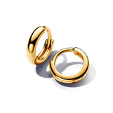 Pandora Essence Round Huggie rengaskorvakorut, keltakullattu, 263286C00