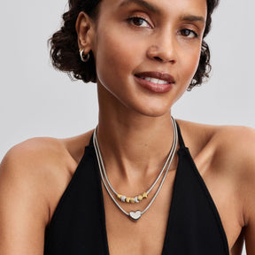 Pandora Essence Round Huggie rengaskorvakorut, keltakullattu, 263286C00